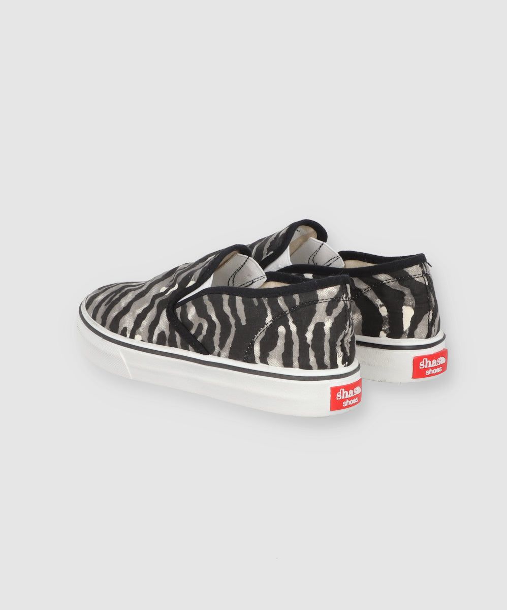 Tenis slip on print cebra sold by Shasa product image thumbnail 4