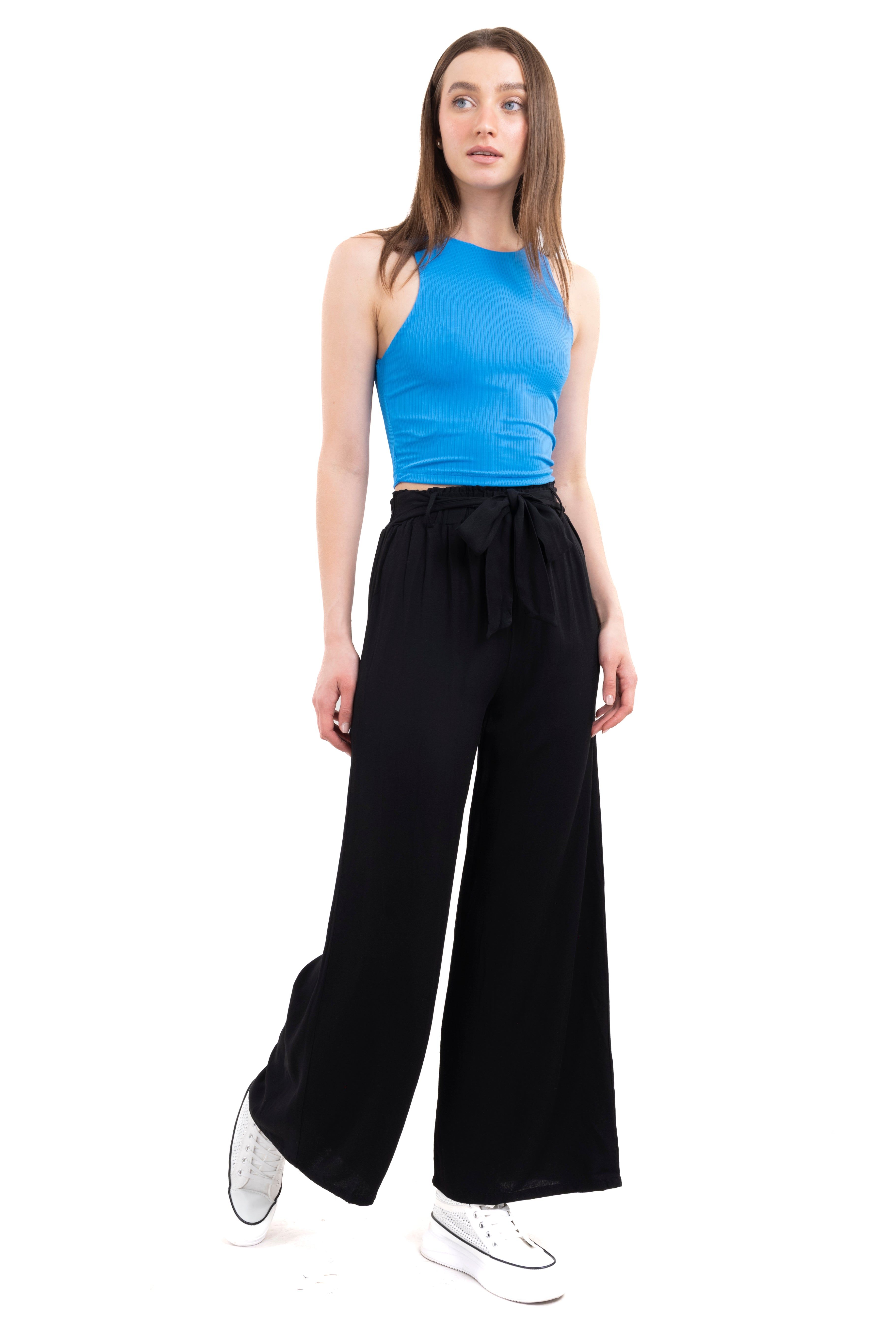 Pantalón Wide Leg Elástico Cinturón sold by Shasa product image thumbnail 2