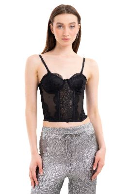 Blusa tirantes corset encaje sold by Shasa