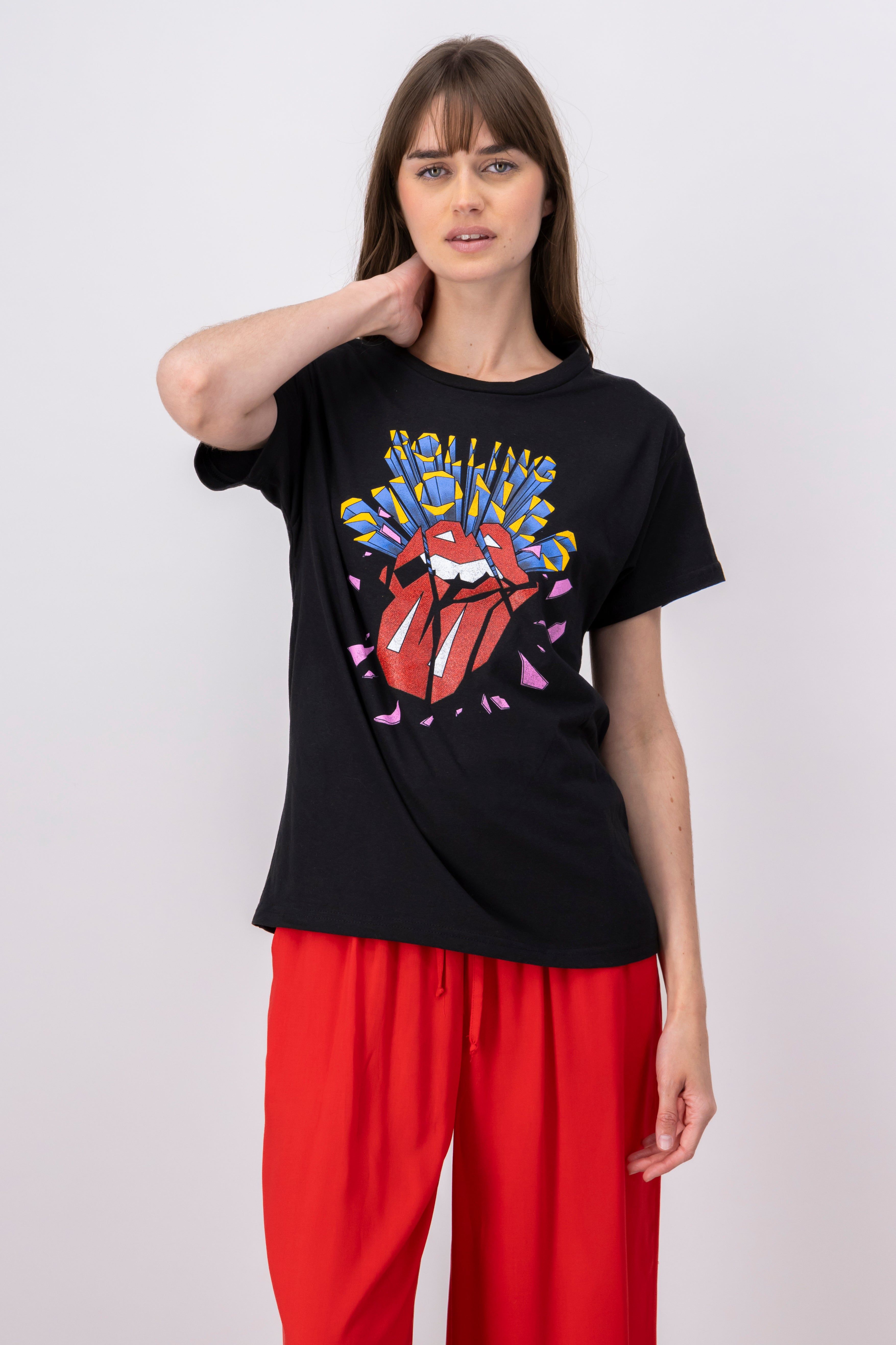 Playera Rolling Stones glitter sold by Shasa
