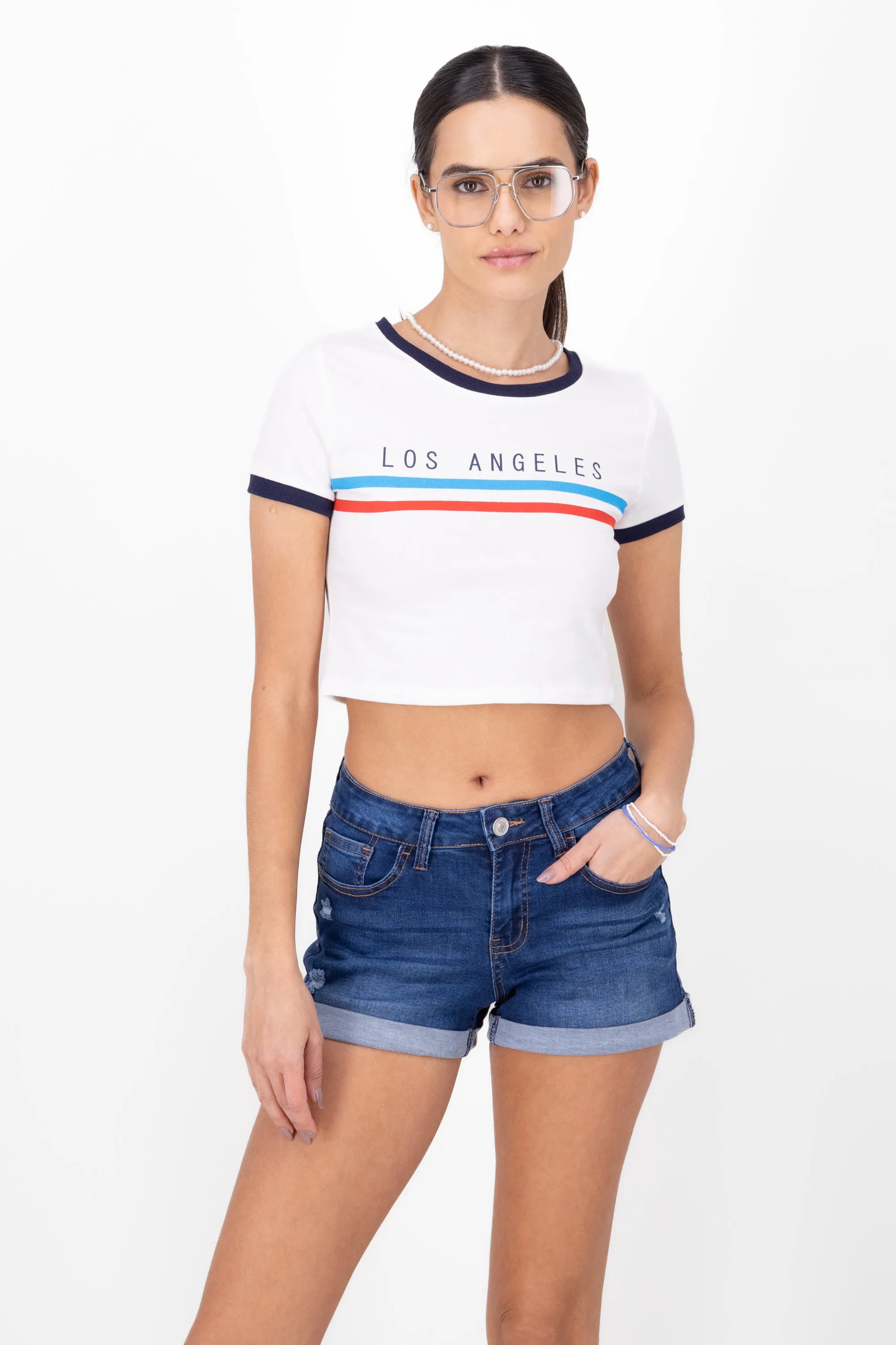 Playera Rayas Contraste sold by Shasa product image thumbnail 2