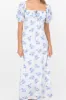 Vestido maxi con estampado de flores sold by Shasa