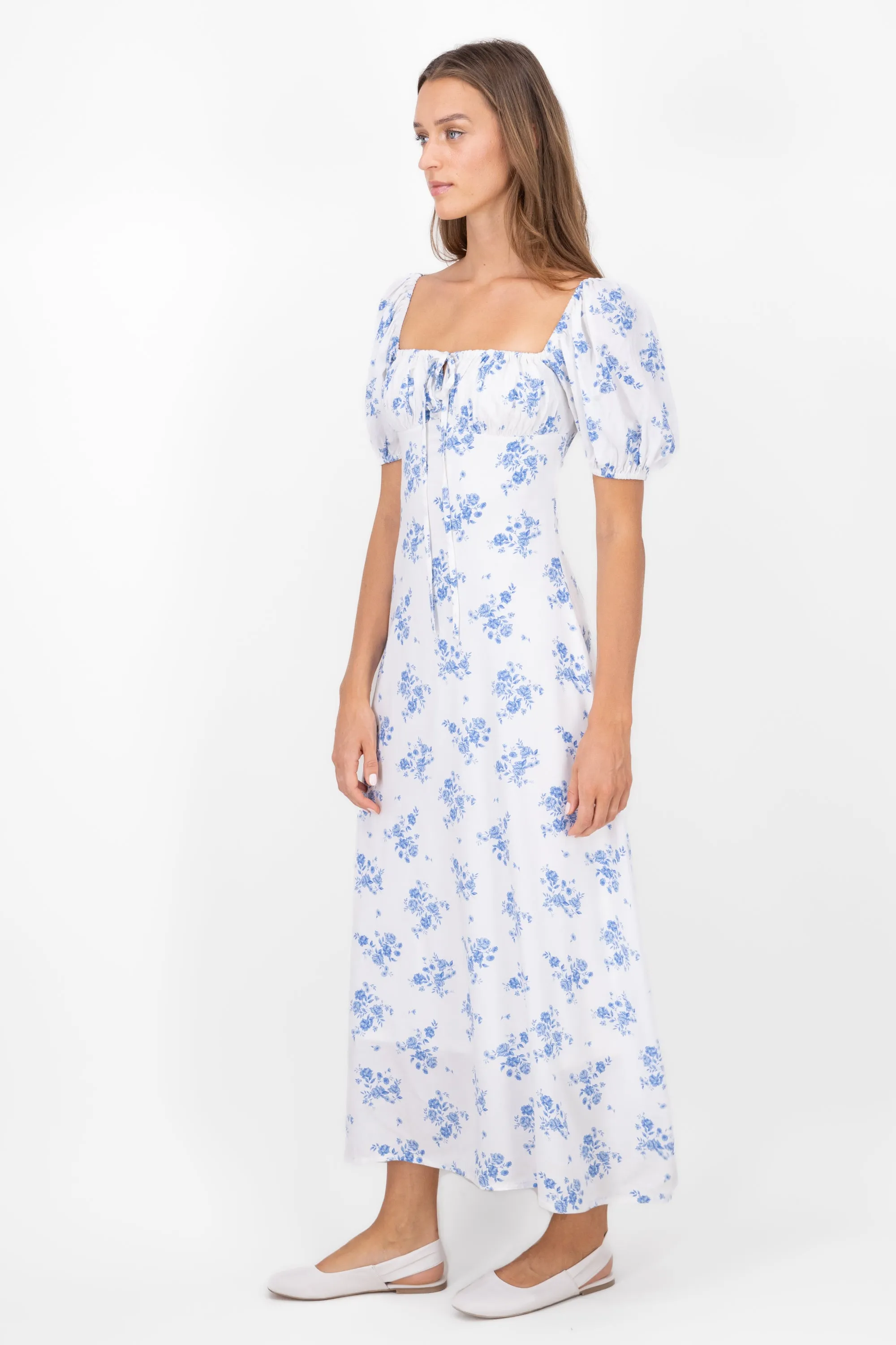 Vestido maxi con estampado de flores sold by Shasa product image thumbnail 3