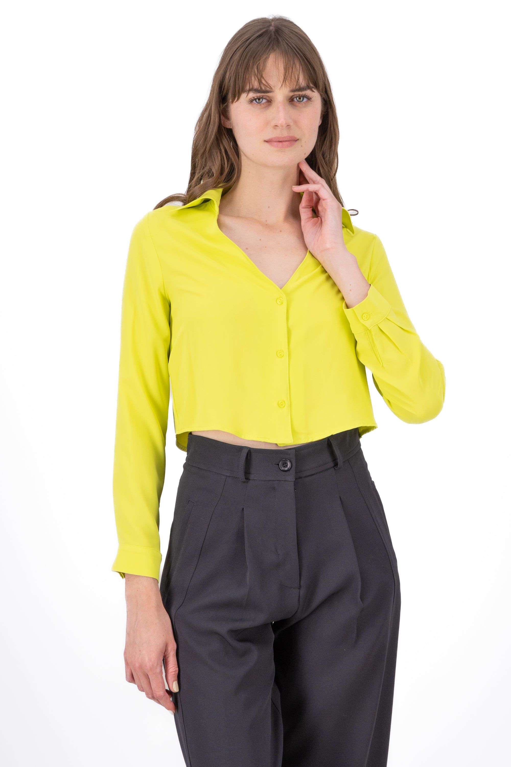Camisa Crop Escote sold by Shasa product image thumbnail 2