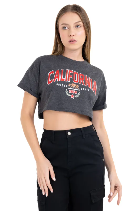 Playera Crop California sold by Shasa