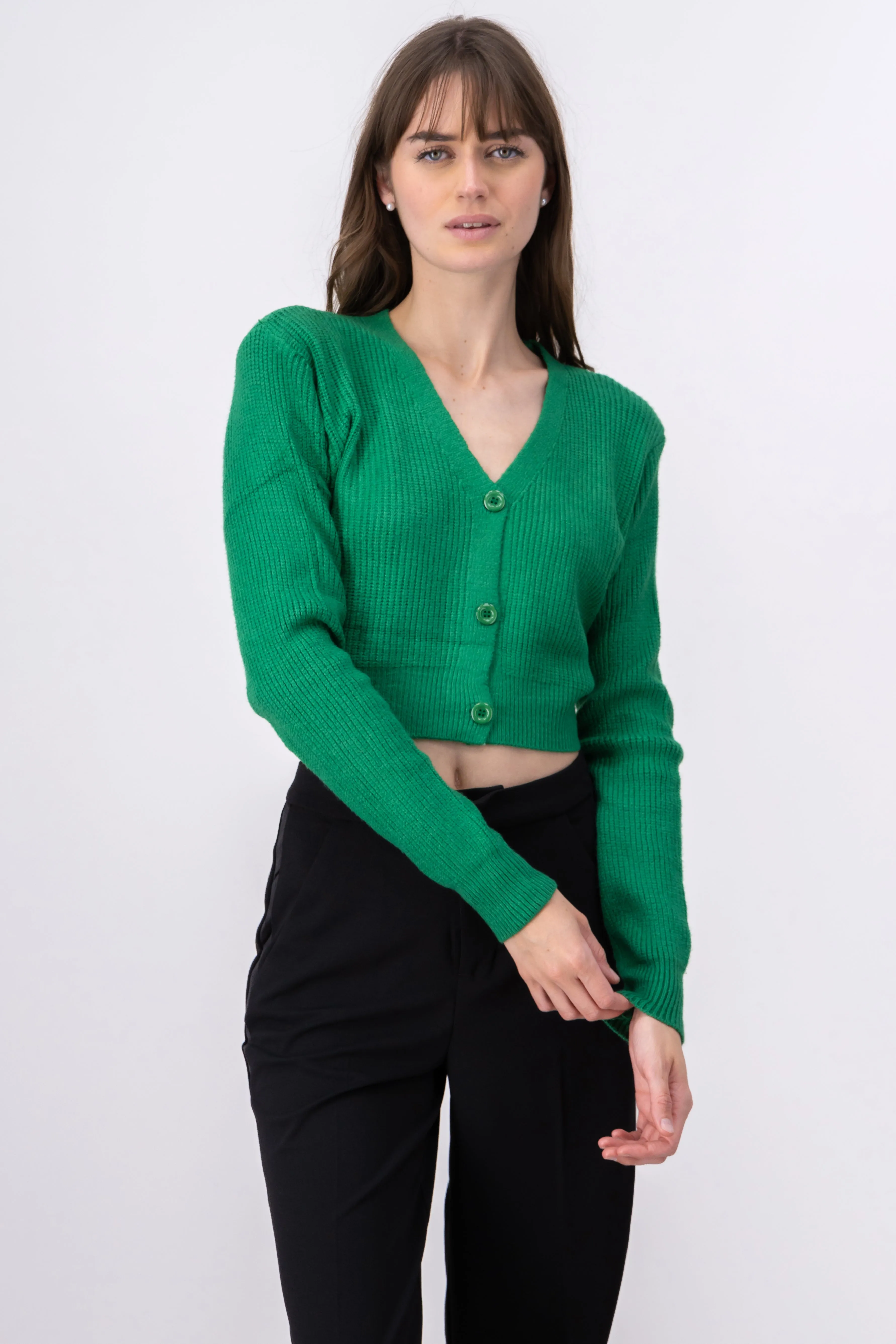 Cárdigan tejido botones sold by Shasa