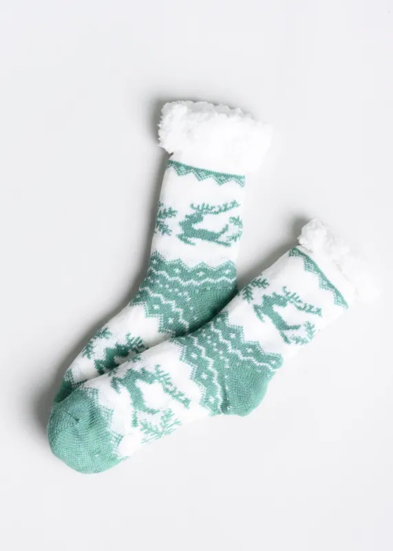 Calcetines de invierno  larga navideña sold by Shasa