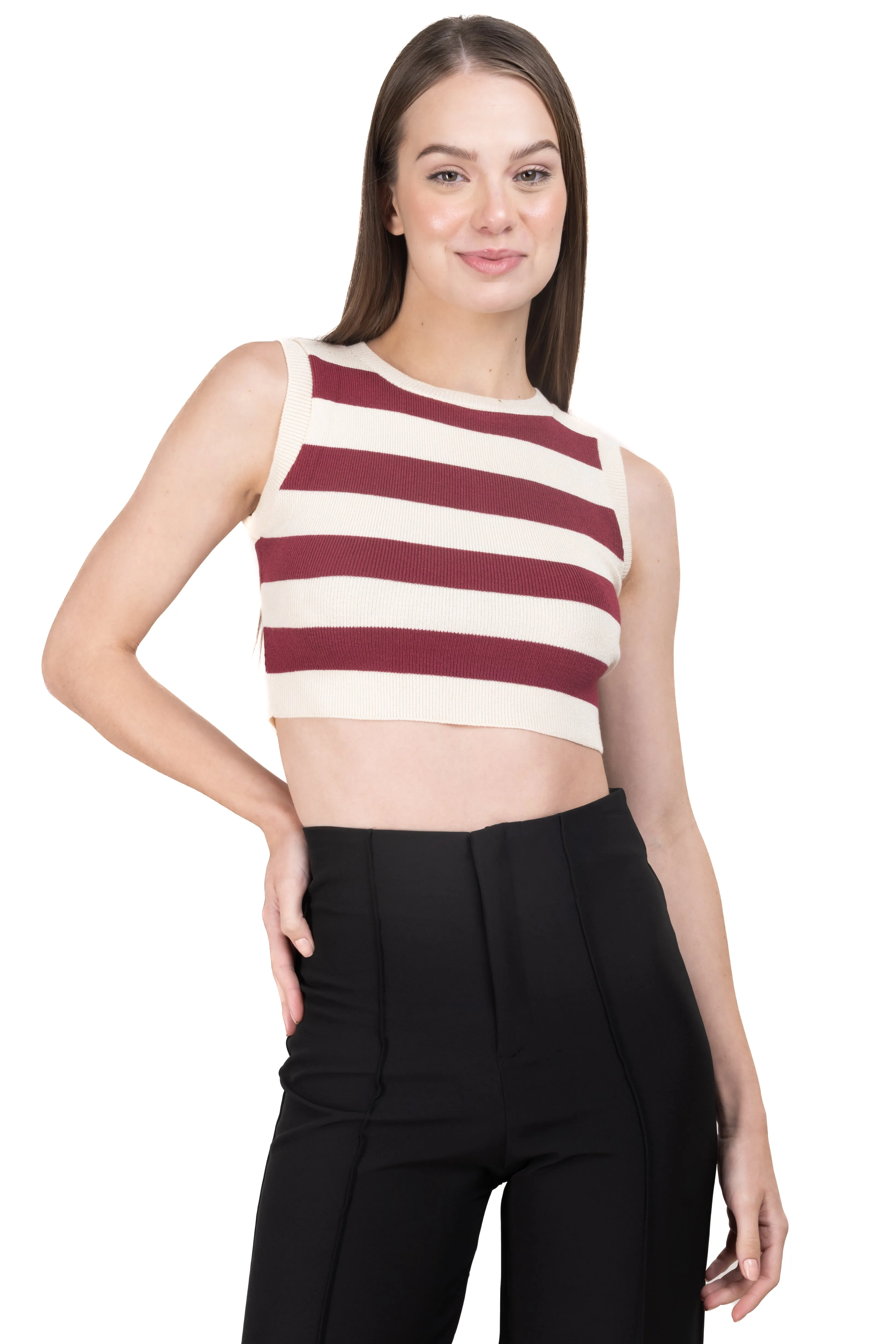 Chaleco Tejido Rayas sold by Shasa