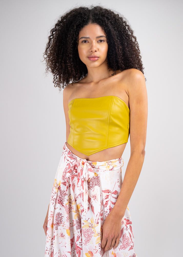 Top Pañuelo Efecto Piel Cordón sold by Shasa