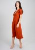 Vestido midi manga corta sold by Shasa