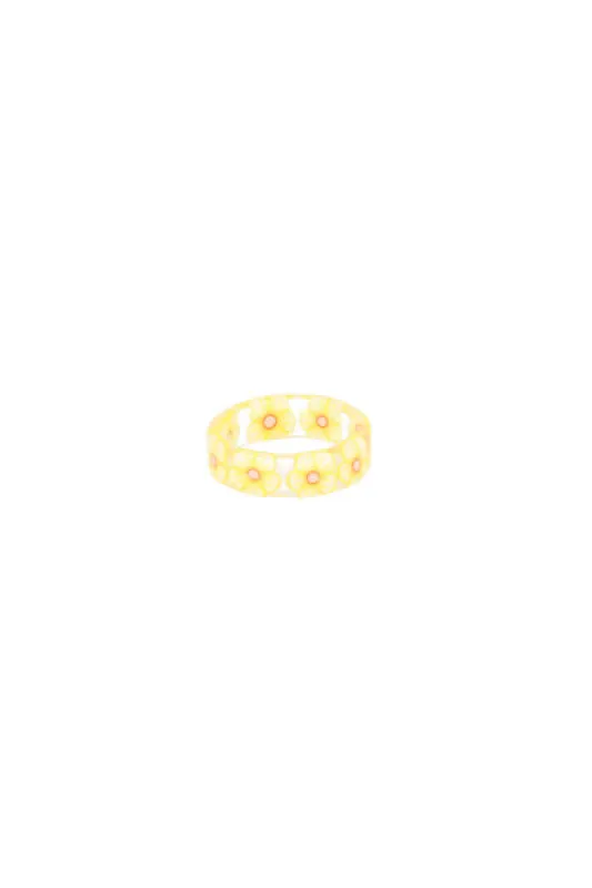 Anillo Flores Acrilico sold by Shasa