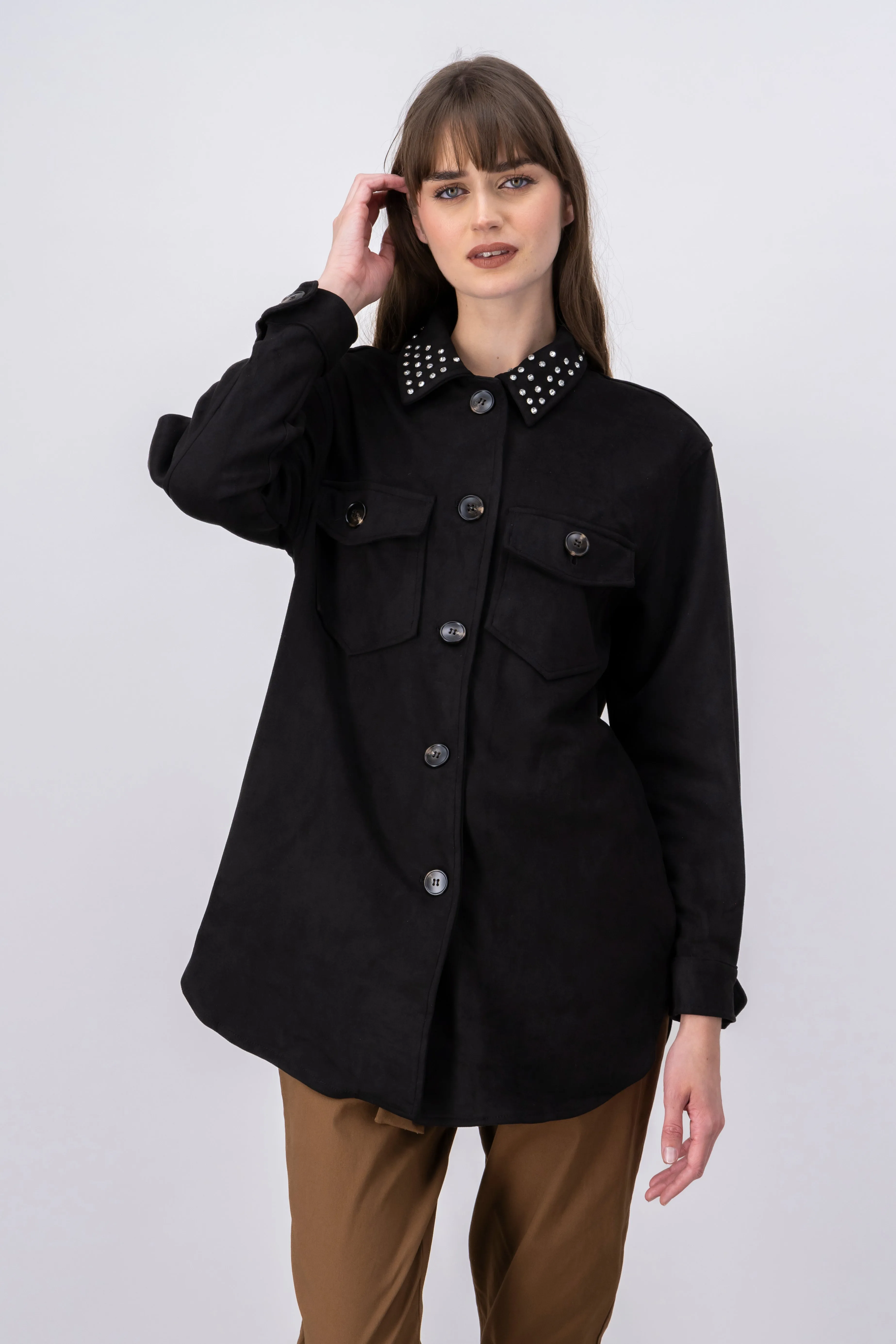 Shacket larga detalle brillos bolsas sold by Shasa product image thumbnail 2