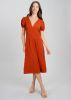 Vestido midi manga corta sold by Shasa