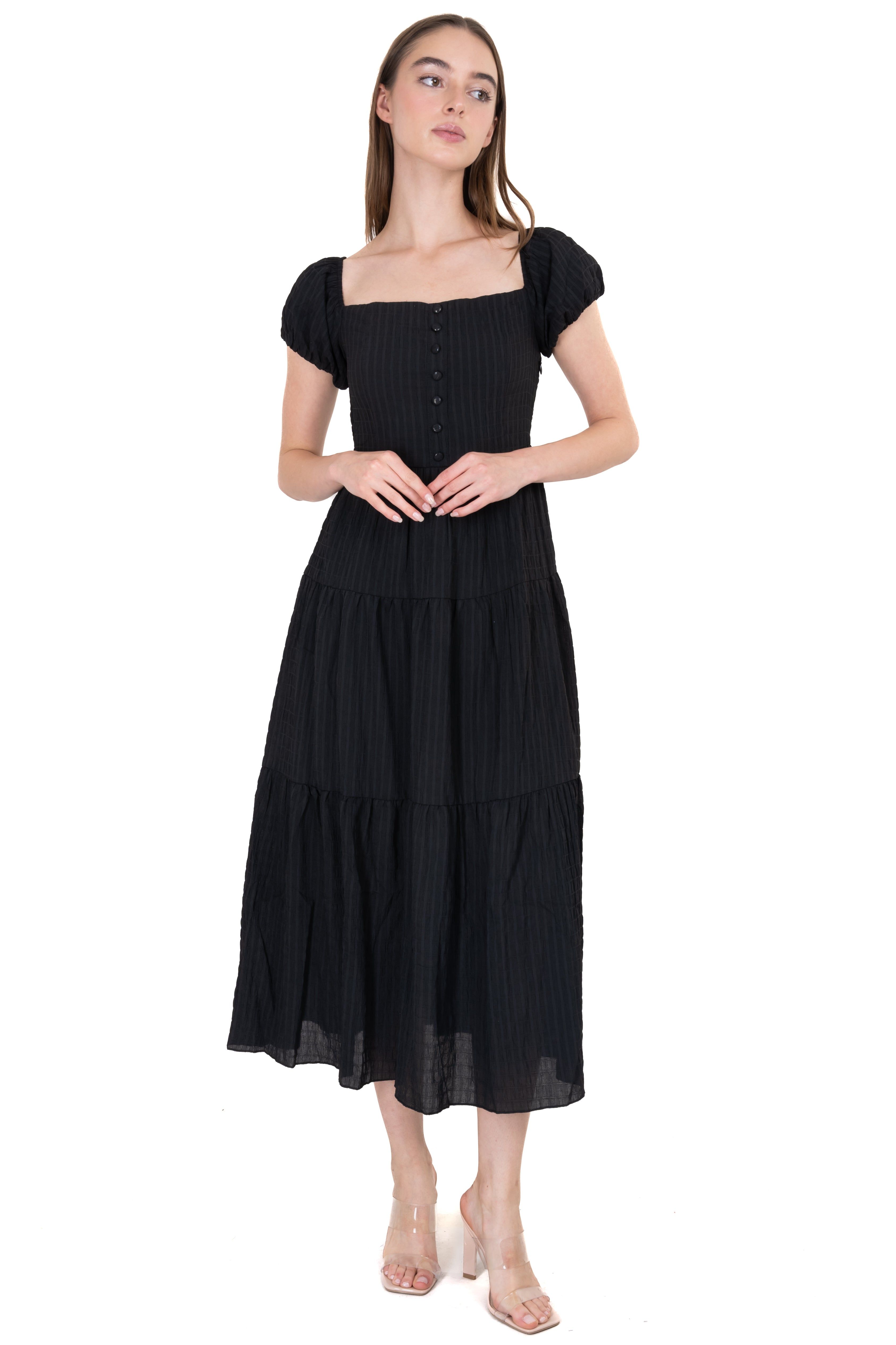 Vestido maxi botones frontales sold by Shasa product image thumbnail 2