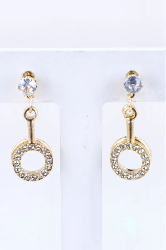 Aretes Circulos Brillos sold by Shasa