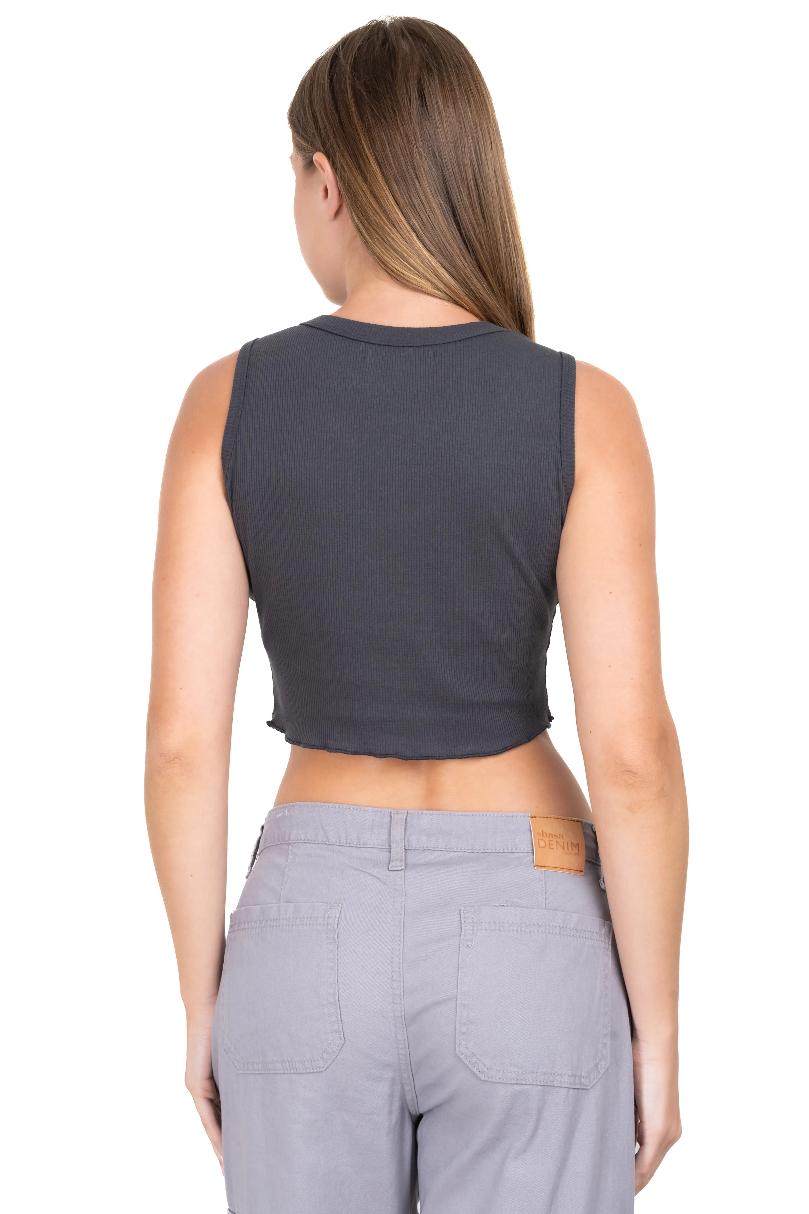 Top crop tank acanalado sold by Shasa product image thumbnail 4