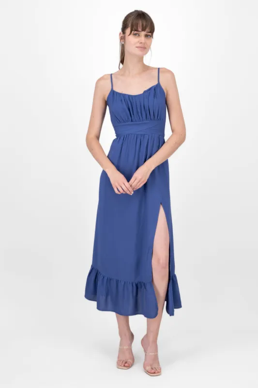 Vestido maxi liso tirantes sold by Shasa