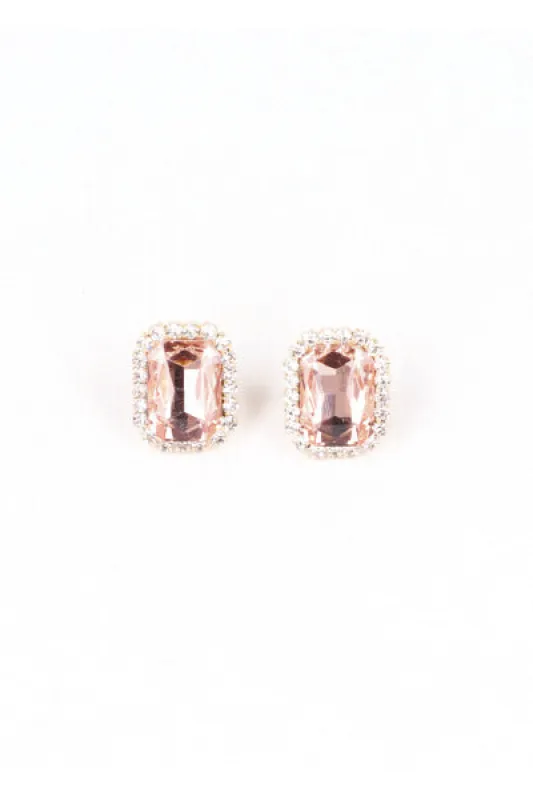 Aretes Cuadrados Brillos sold by Shasa