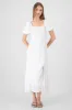 Vestido maxi liso botones sold by Shasa
