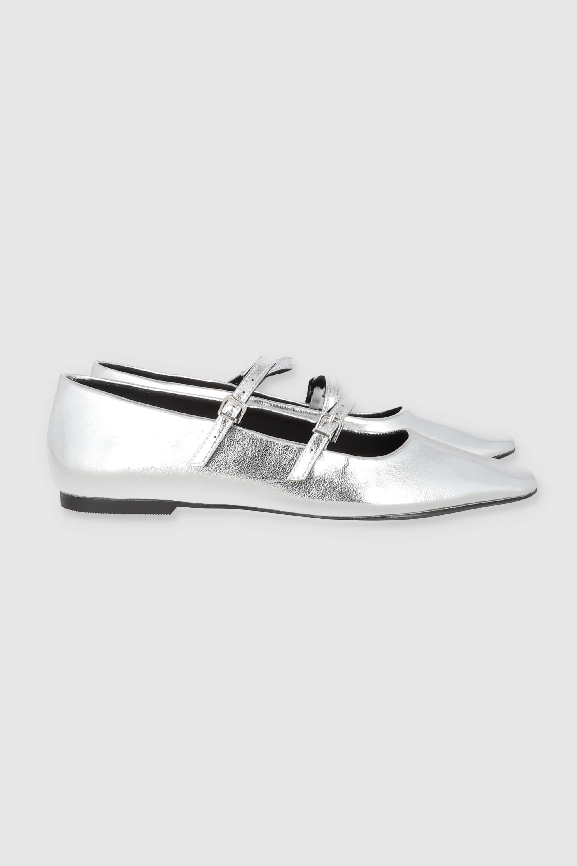 Flat punta cuadrada tres tiras hebillas sold by Shasa product image thumbnail 3