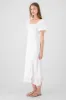 Vestido maxi liso botones sold by Shasa