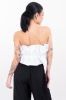 Top strapless liso fruncido sold by Shasa