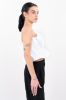 Top strapless liso fruncido sold by Shasa