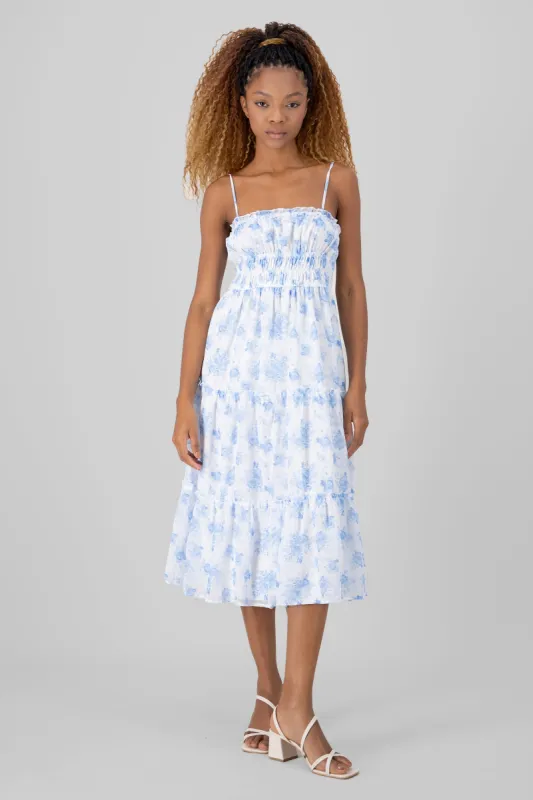 Vestido flores midi sold by Shasa