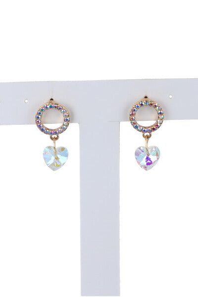Aretes largos corazón sold by Shasa product image thumbnail 5