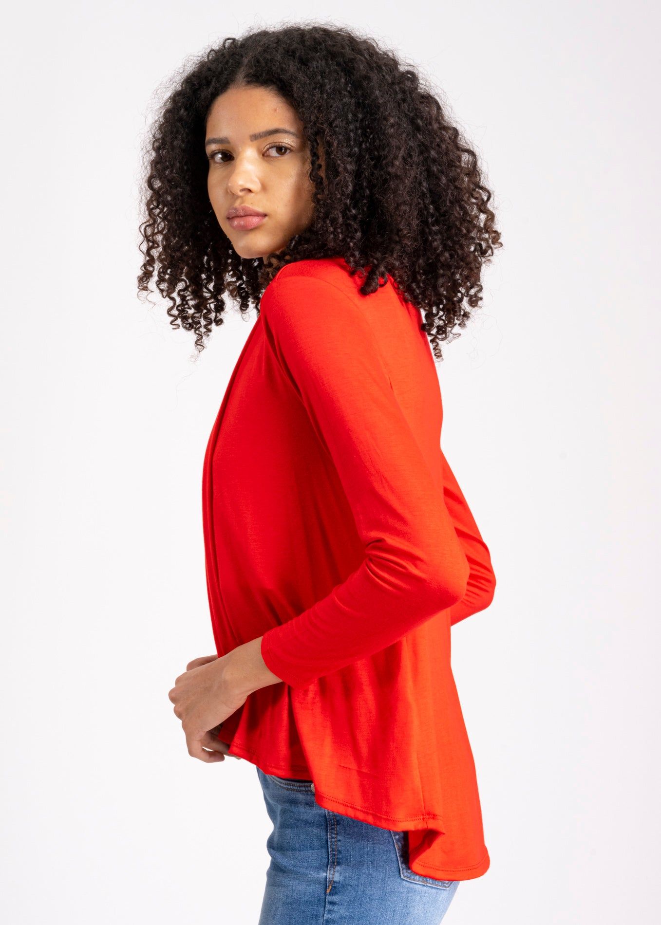 Cárdigan liso cascada frontal sold by Shasa product image thumbnail 3