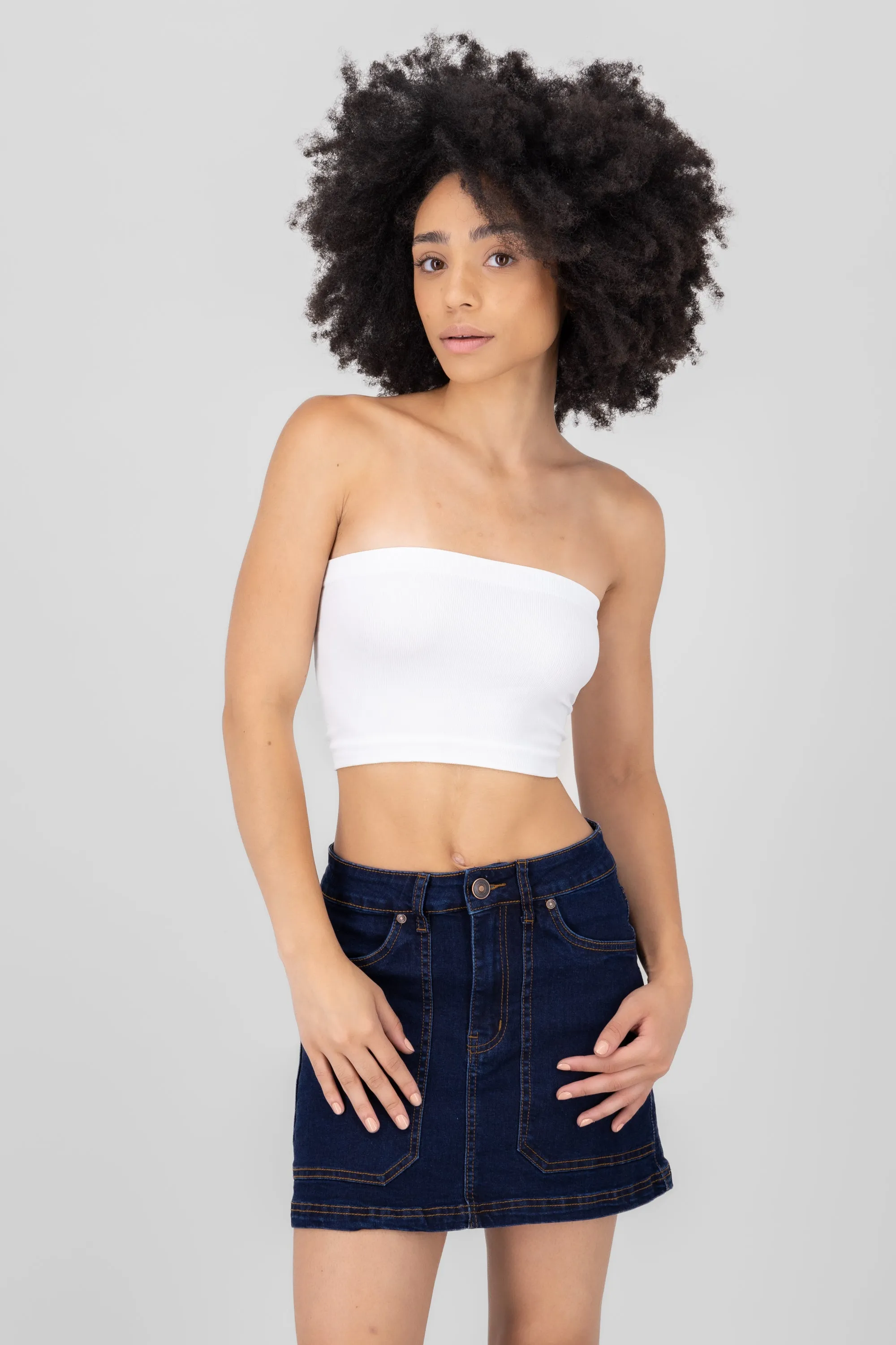 Top Tubo Strapless Rib sold by Shasa product image thumbnail 2