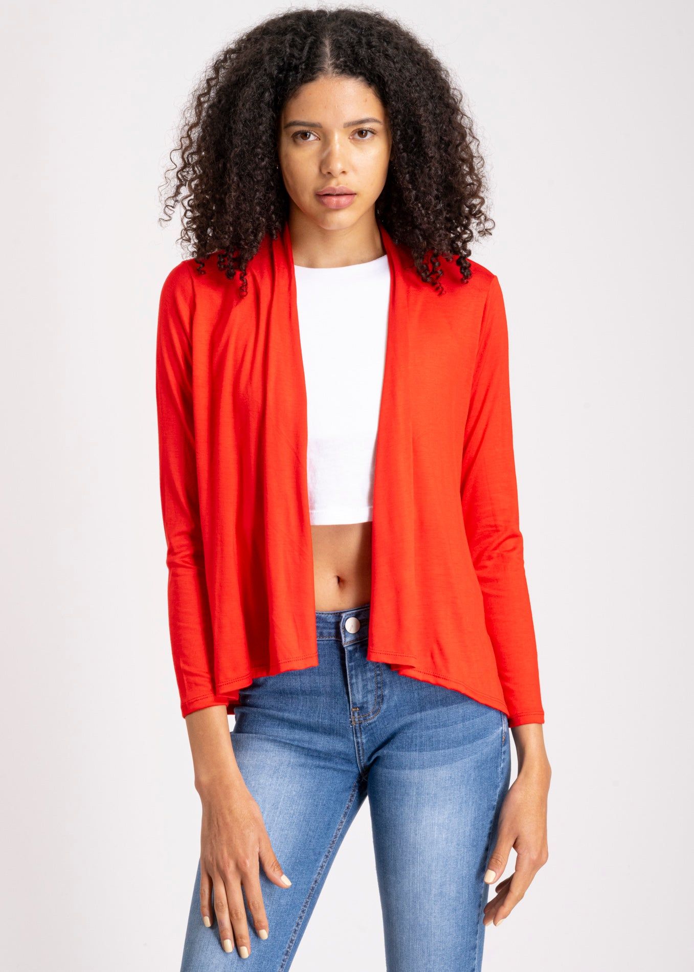 Cárdigan liso cascada frontal sold by Shasa product image thumbnail 2