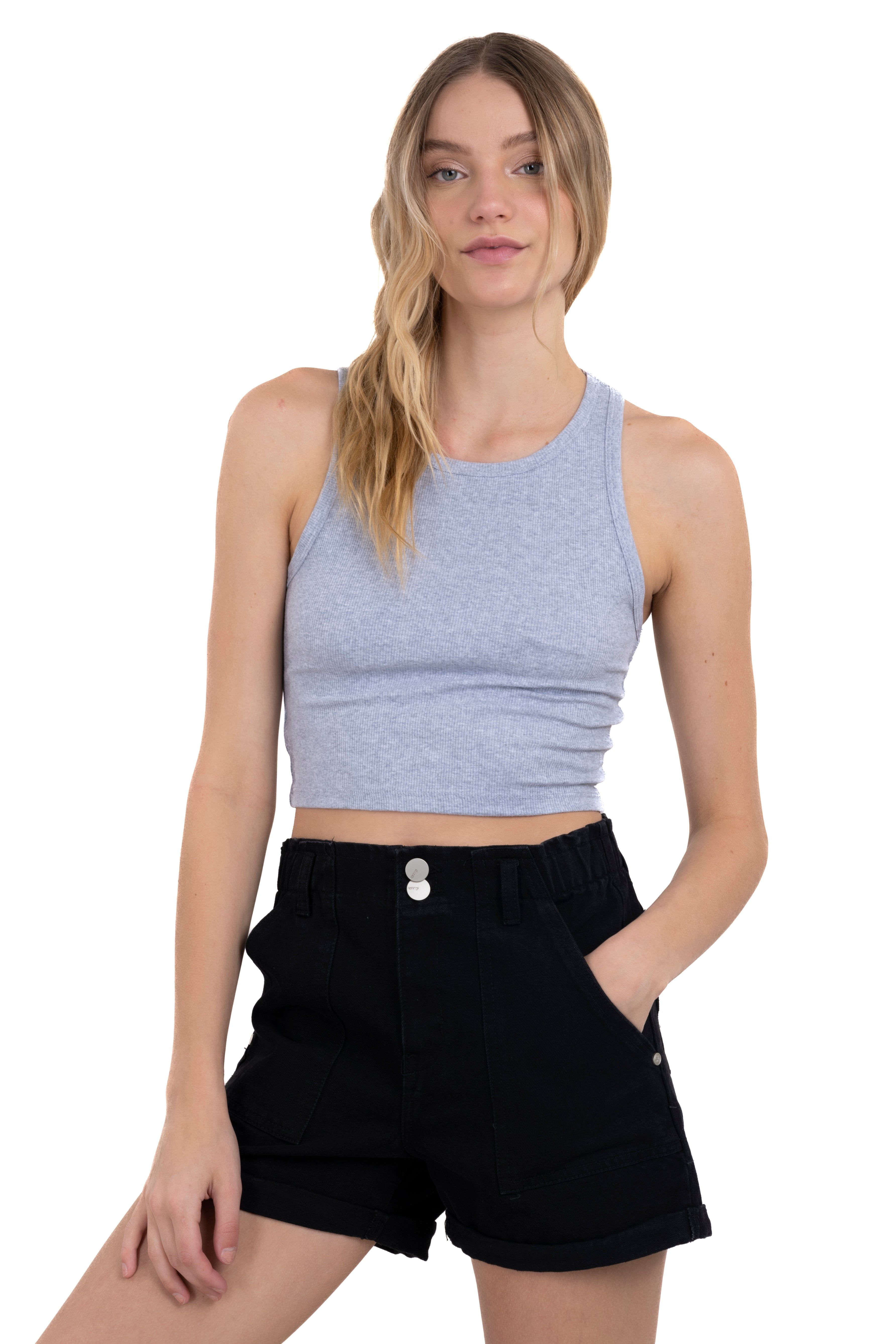 Top tank acanalado monocolor sold by Shasa