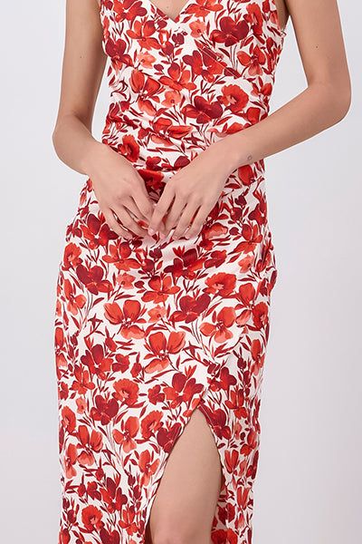 Vestido Maxi Cruzado De Flores sold by Shasa product image thumbnail 5