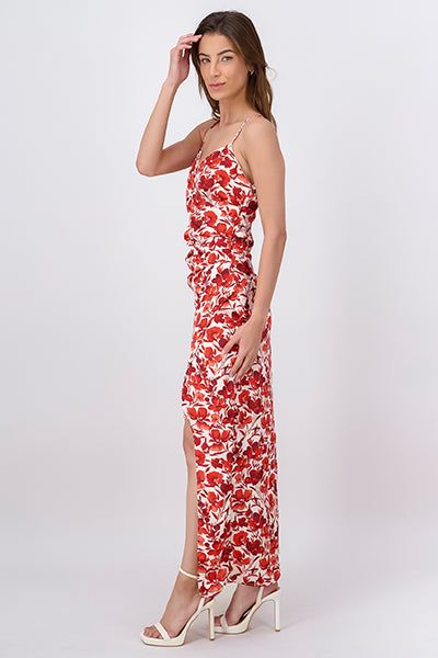 Vestido Maxi Cruzado De Flores sold by Shasa product image thumbnail 3