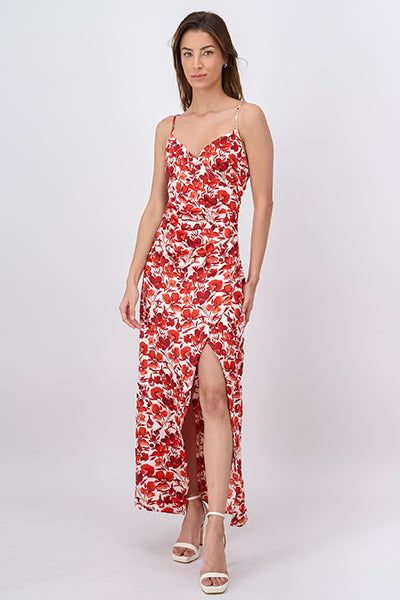 Vestido Maxi Cruzado De Flores sold by Shasa