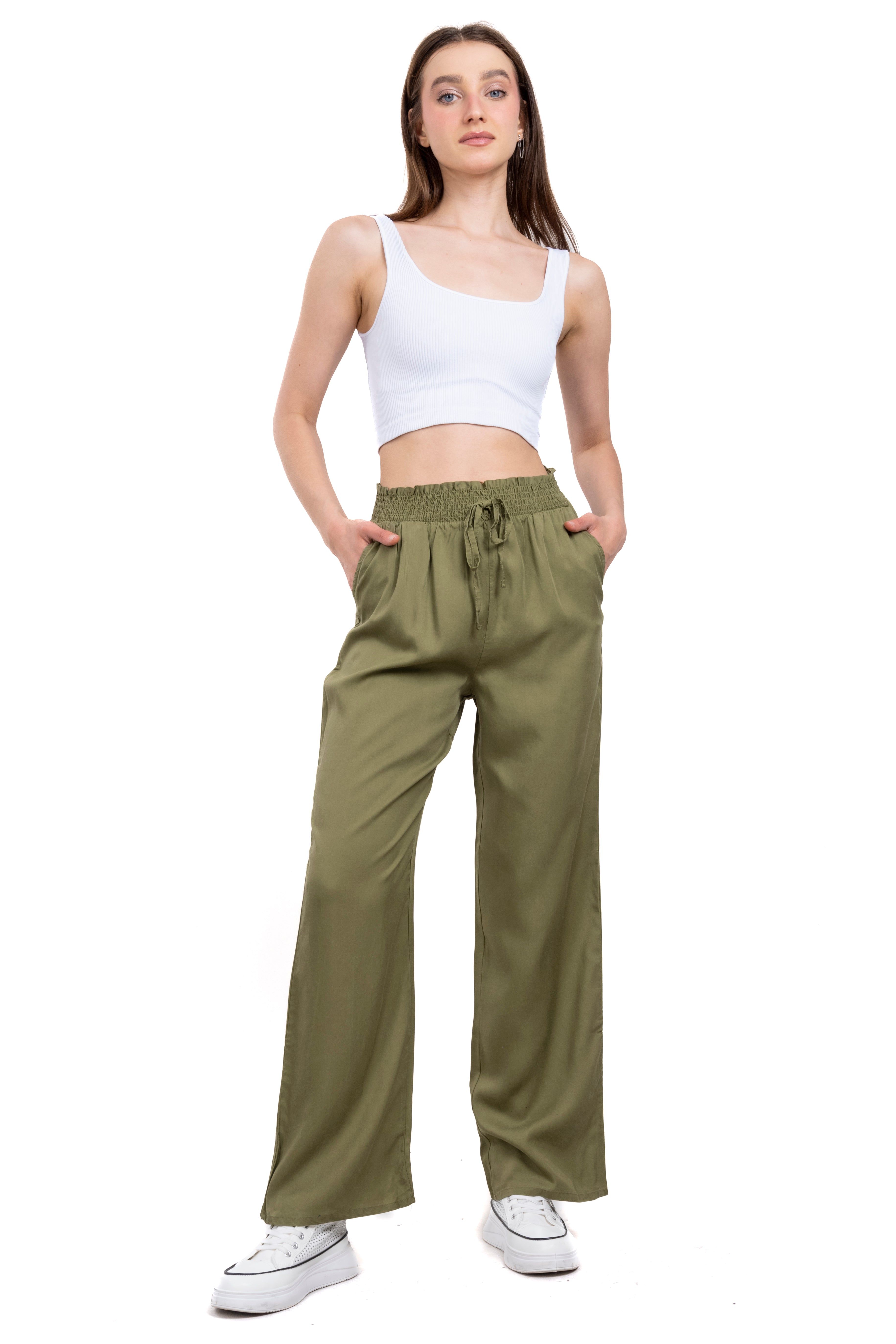 Pantalón straight cintura elástico cintas sold by Shasa product image thumbnail 2