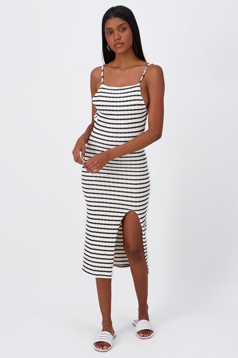 Vestido Midi Halter Rayas sold by Shasa product image thumbnail 2