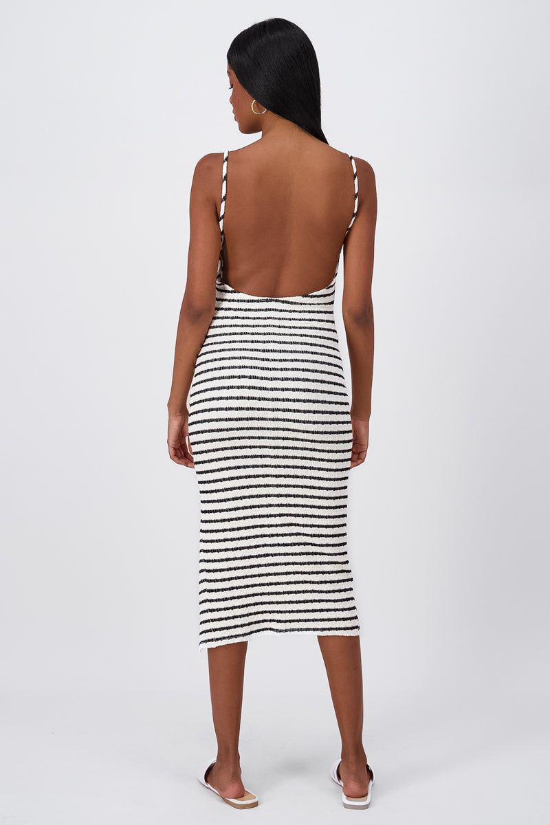 Vestido Midi Halter Rayas sold by Shasa product image thumbnail 4