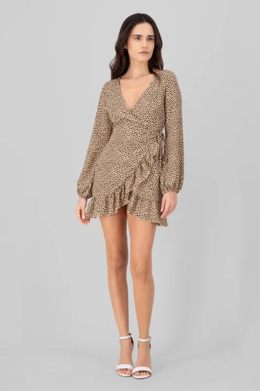 Vestido mini animal print sold by Shasa