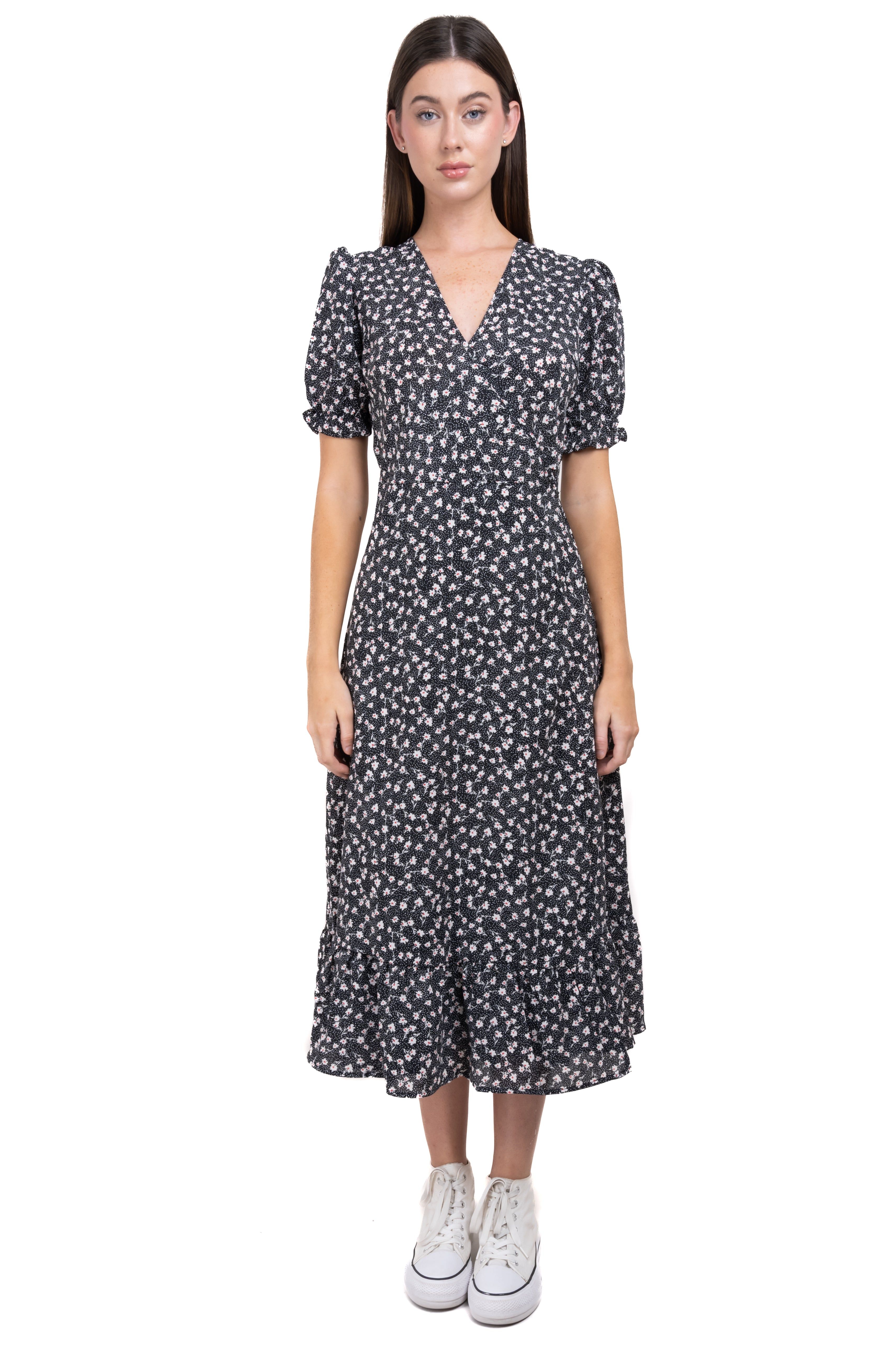 Vestido maxi estampado flores sold by Shasa