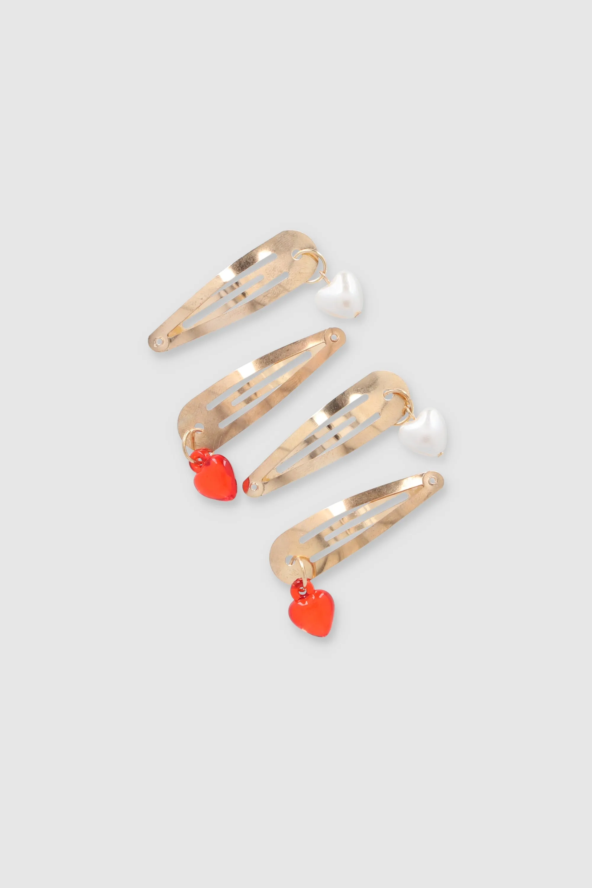 Set 2 pares pasadores corazones sold by Shasa product image thumbnail 2