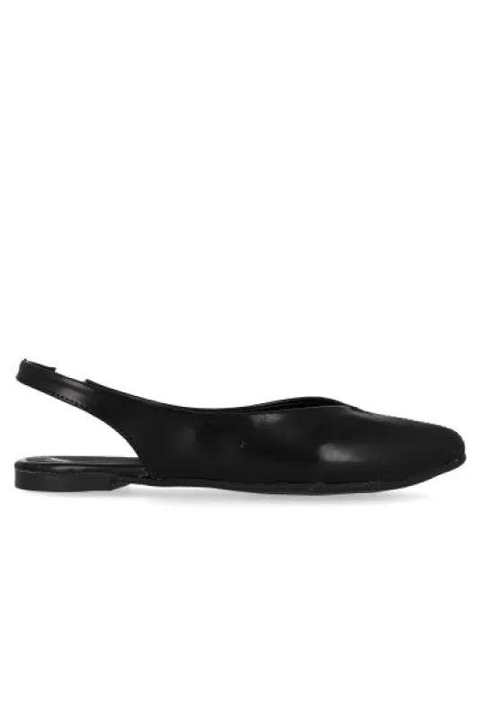 Flat sling back pointy carey sold by Shasa