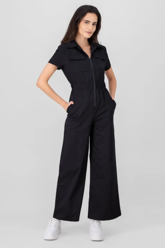 Jumpsuit manga corta liso sold by Shasa