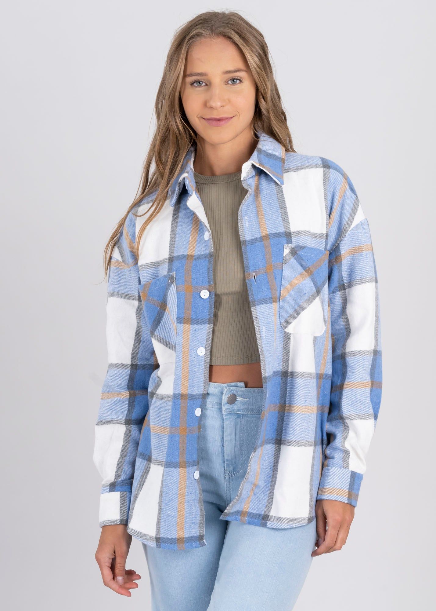 Shacket tweed cuadros multicolor sold by Shasa product image thumbnail 2