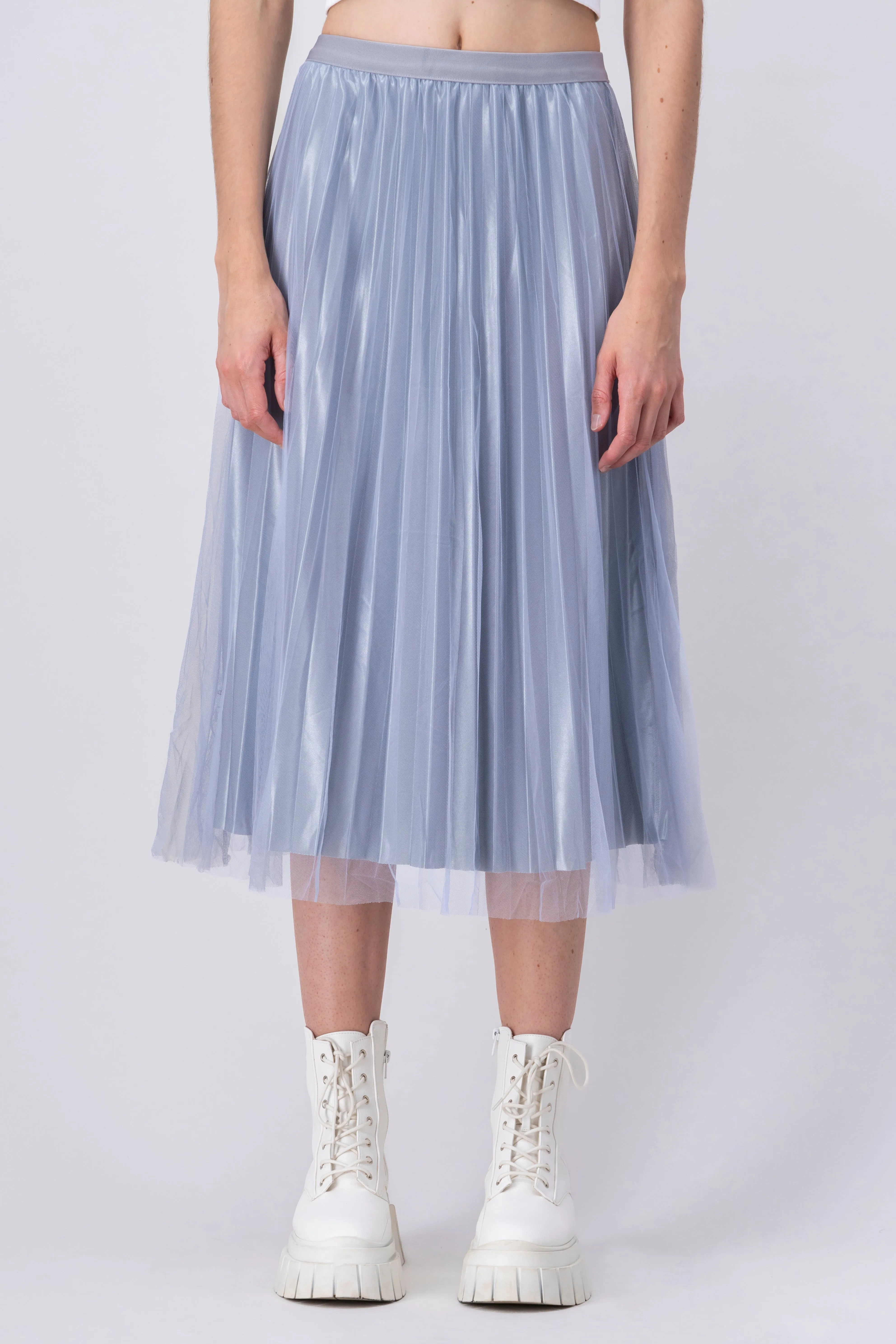 Falda Midi Plisada Mesh sold by Shasa product image thumbnail 2