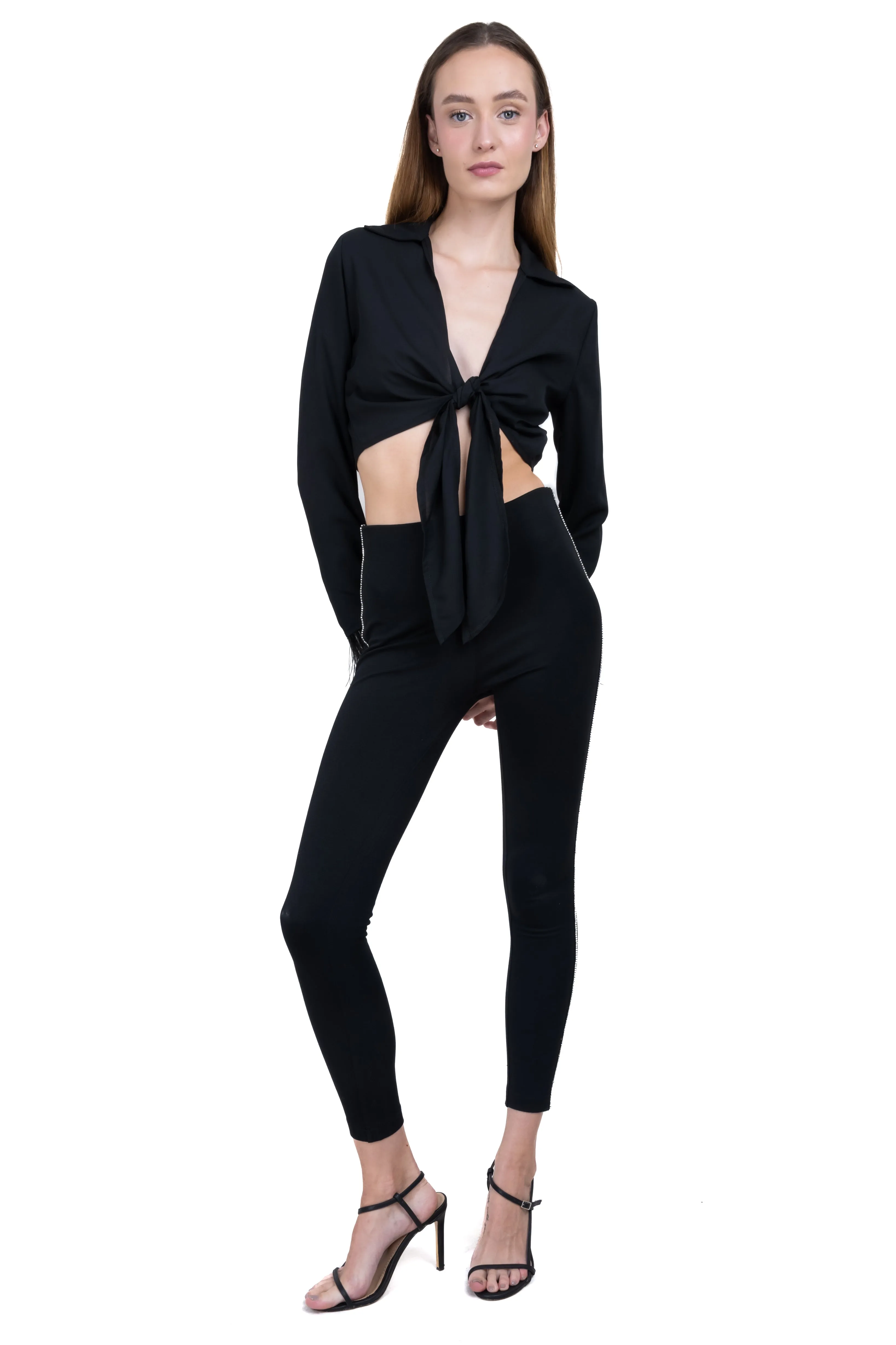 Leggings lisos brillos sold by Shasa product image thumbnail 2