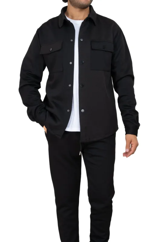 Sobrecamisa textura bolsillos botones sold by Shasa