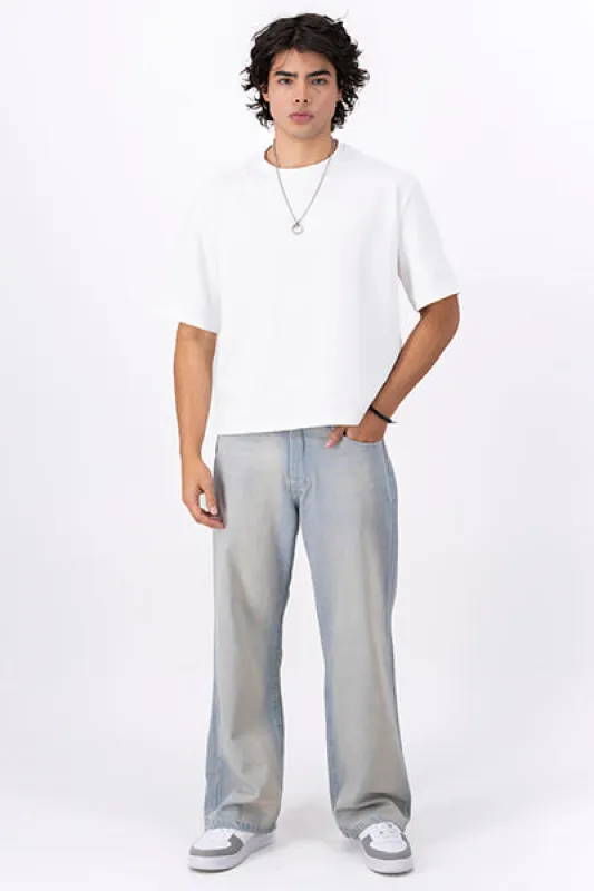 Jeans Baggy Bleached sold by Shasa