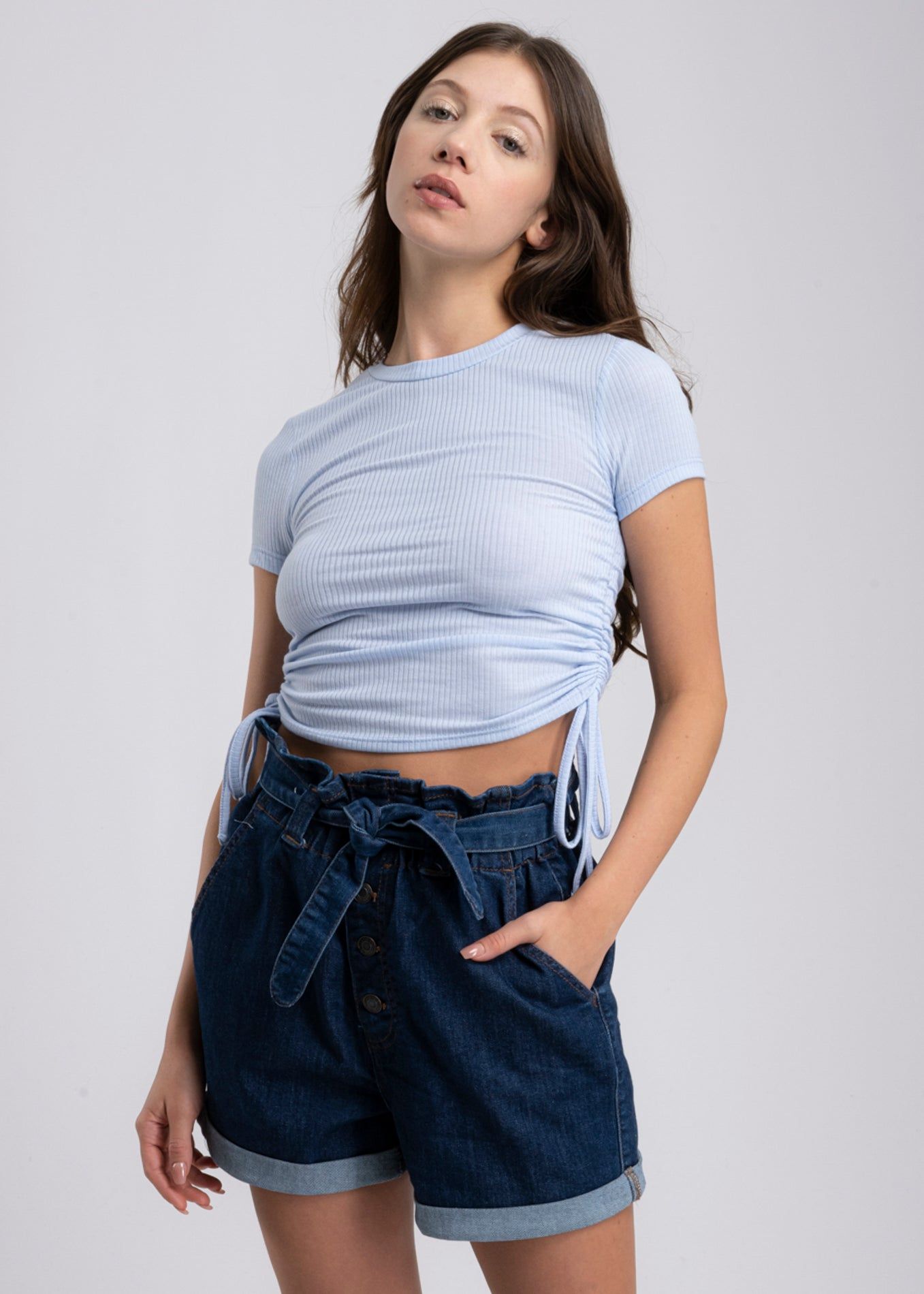 Top manga corta jaretas laterales sold by Shasa product image thumbnail 2